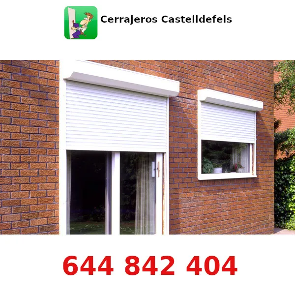 castelldefels banner persiana casa - Servicio Tecnico Cajas Fuertes Arcas Soler