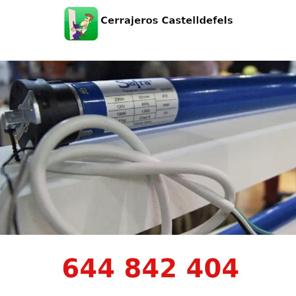 castelldefels banner persiana motor casa - Servicio Tecnico Cajas Fuertes Arcas Soler