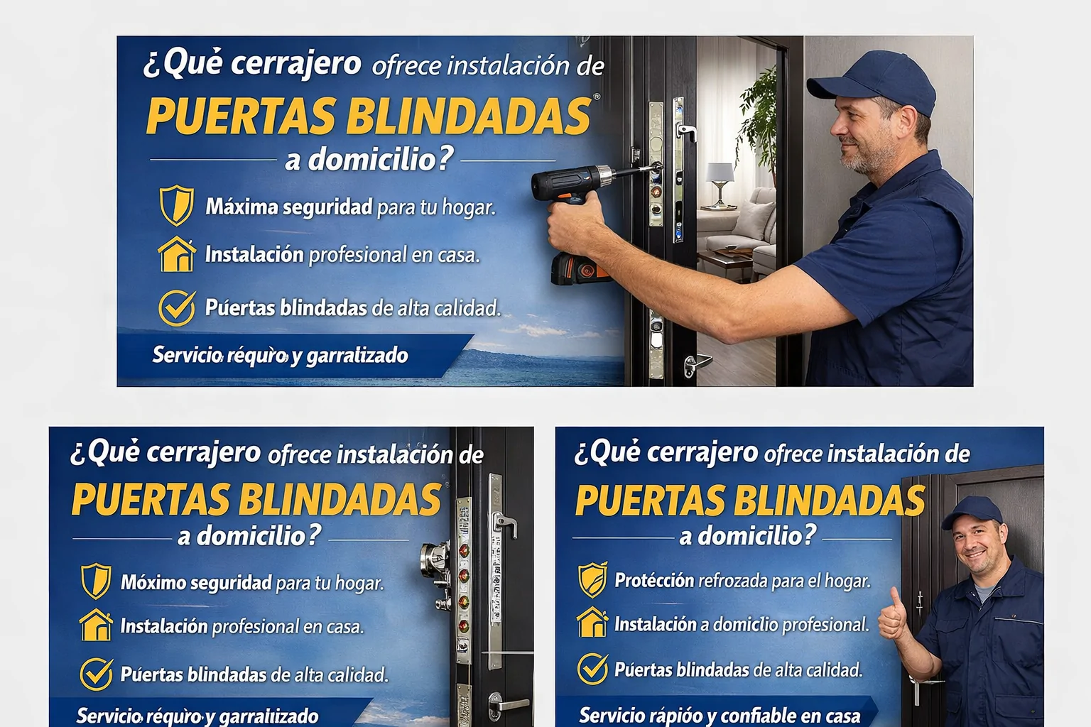 Que cerrajero Castelldefels ofrece instalacion de puertas blindadas a domicilio - &iquest;Qu&eacute; cerrajero en Castelldefels ofrece instalaci&oacute;n de puertas blindadas a domicilio?